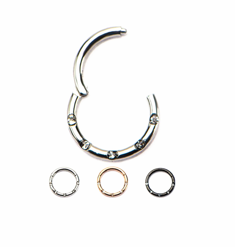 Clicker Ring Seamless - 스테인리스 스틸 보석 심리스 힌지 세그먼트