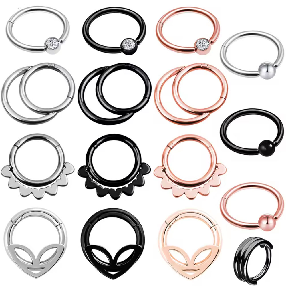 Body Jewelry Ear - 1개 펑크 스타일 코 링 클리커