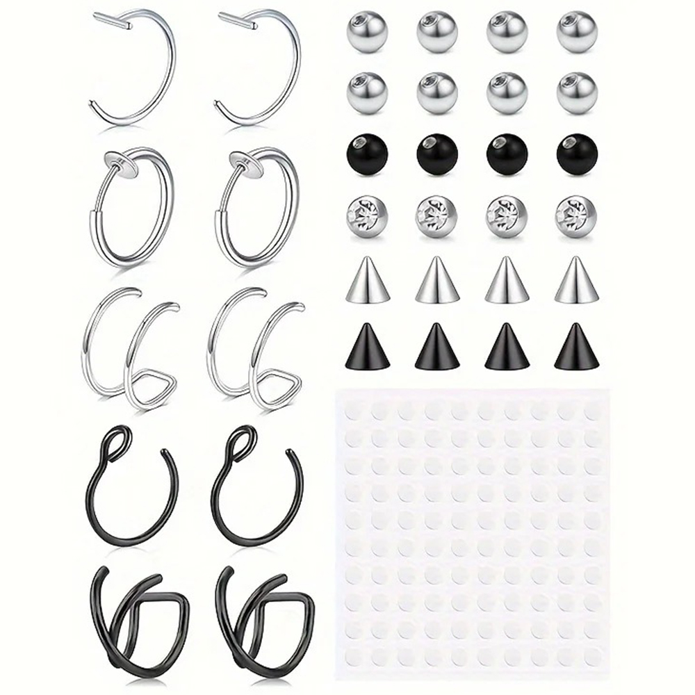 Body Jewelry Ear - 가짜 피어싱, 가짜 립 링, 가짜