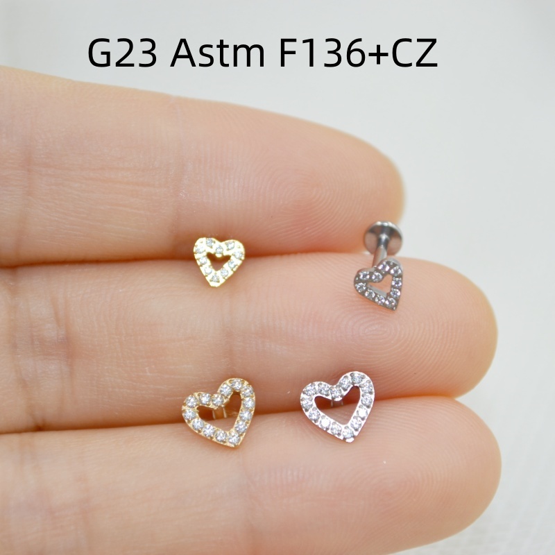 Rook Curved Barbell - 바디 쥬얼리 16G x 8mm G23