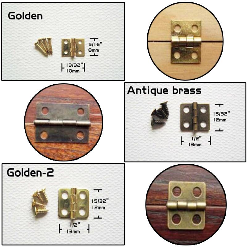 Body Jewelry Display Case - 10/20/50 Sets 미니 골동품 황동 황금