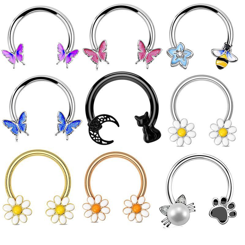 Body Jewelry Ear - 16G 셉텀 링 데이스 피어싱 주얼리