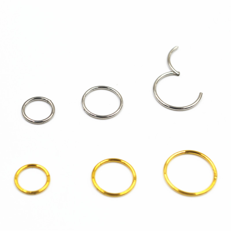 50PCS 20G 316L 외과 강철 얇은 막대 귀 코 - Clicker Ring Seamless 리뷰 및 가격