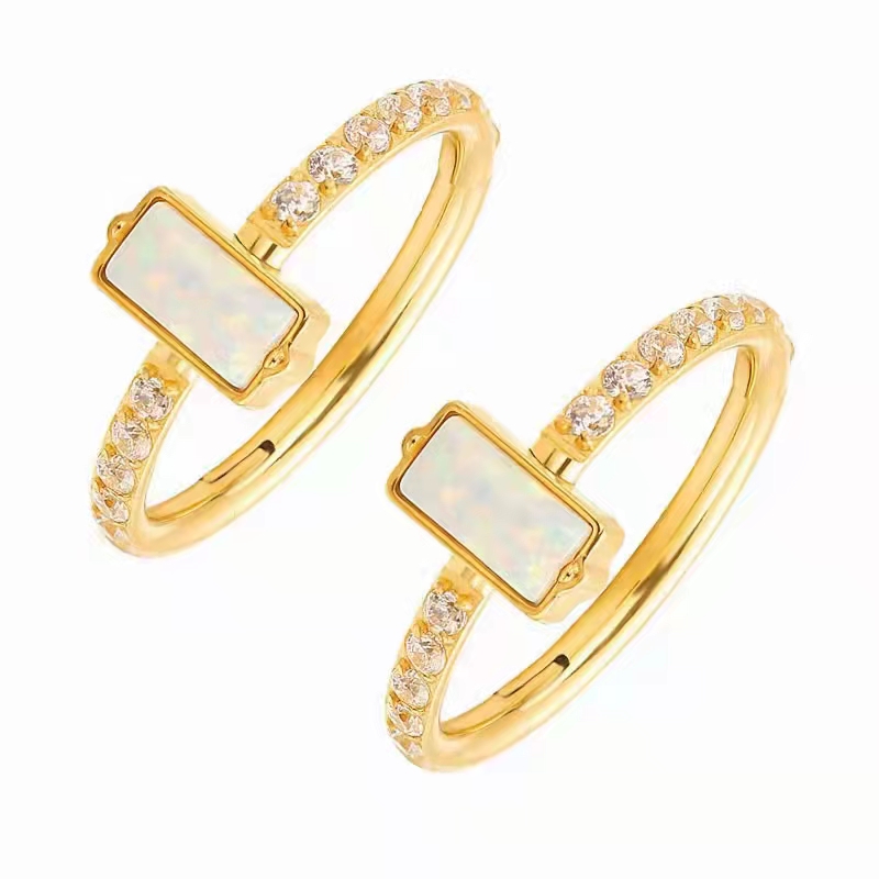10pcs 316L 외과 강철 오팔 CZ 16G 코 원 - Clicker Ring Seamless 리뷰 및 가격
