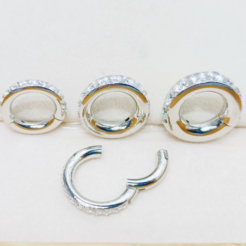 10개입 3mm 4mm 5mm 게이지 외과용 스틸 피어 - Clicker Ring Seamless 리뷰 및 가격
