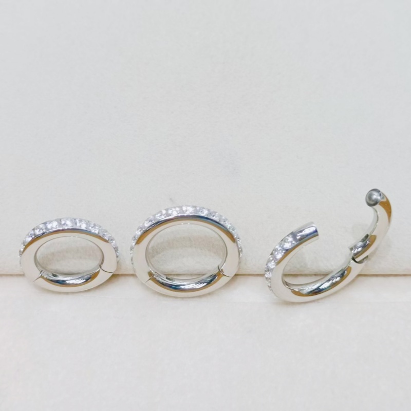 10개입 3mm 4mm 5mm 게이지 외과용 스틸 피어 - Clicker Ring Seamless 리뷰 및 가격