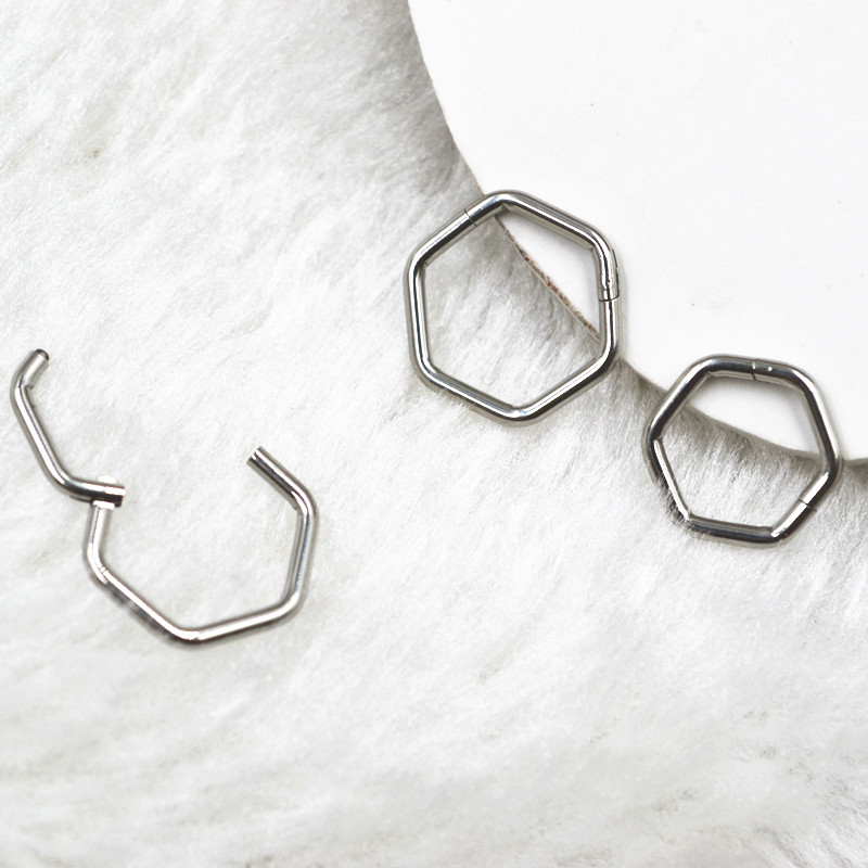 50 개/몫 316L 외과 강철 원활한 힌지 세그먼트  - Clicker Ring Seamless 리뷰 및 가격