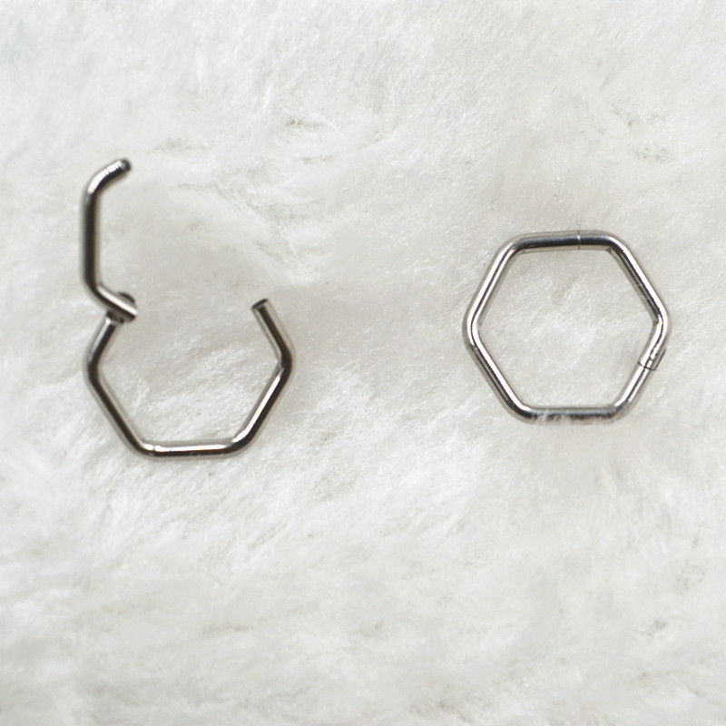 50 개/몫 316L 외과 강철 원활한 힌지 세그먼트  - Clicker Ring Seamless 리뷰 및 가격