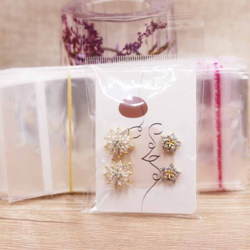 100pcs 최신 하나/두 파리 스터드 귀걸이 패키지  - Body Jewelry Display Case 리뷰 및 가격