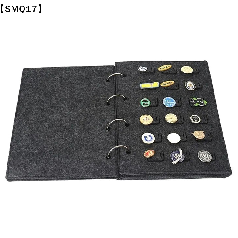 펠트 핀 브로치 디스플레이 보관북 금속 배지 보관함 페 - Body Jewelry Display Case 리뷰 및 가격