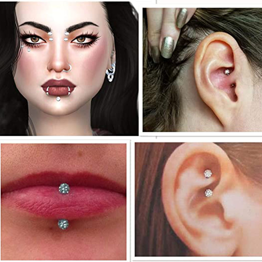 전방 나선 소라 룩 이주 연골 귀걸이, 수직 피어싱 링 - Body Jewelry Vertical Labret 리뷰 및 가격