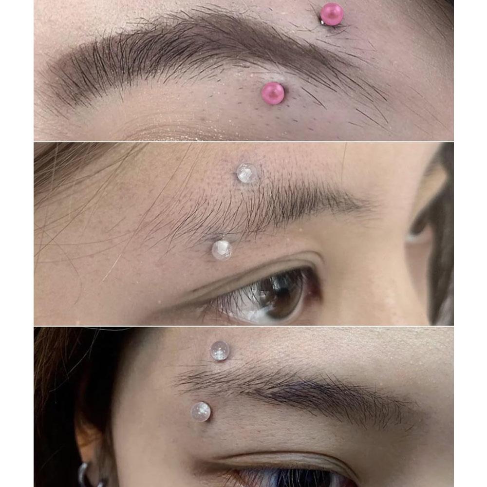 1/18개 세트 16G 6/8/10mm 눈썹 피어싱,  - Body Jewelry Vertical Labret 리뷰 및 가격
