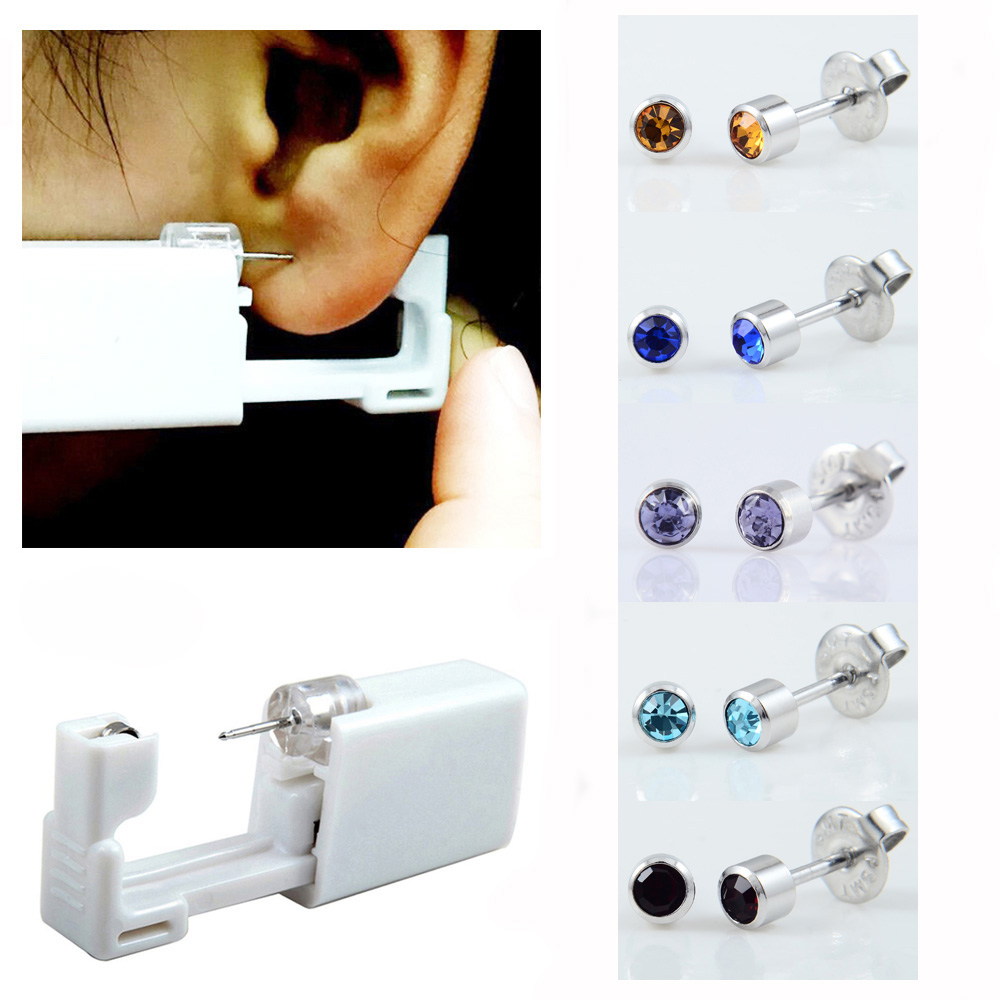 24 개/상자 통증 없음 귀 피어싱 키트 일회용 안전  - Body Jewelry Display Case 리뷰 및 가격