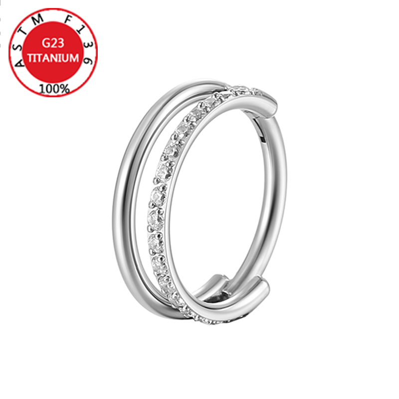 G23 티타늄 코 링 임플란트 그레이드 힌지 이음매없는 - Clicker Ring Seamless 리뷰 및 가격