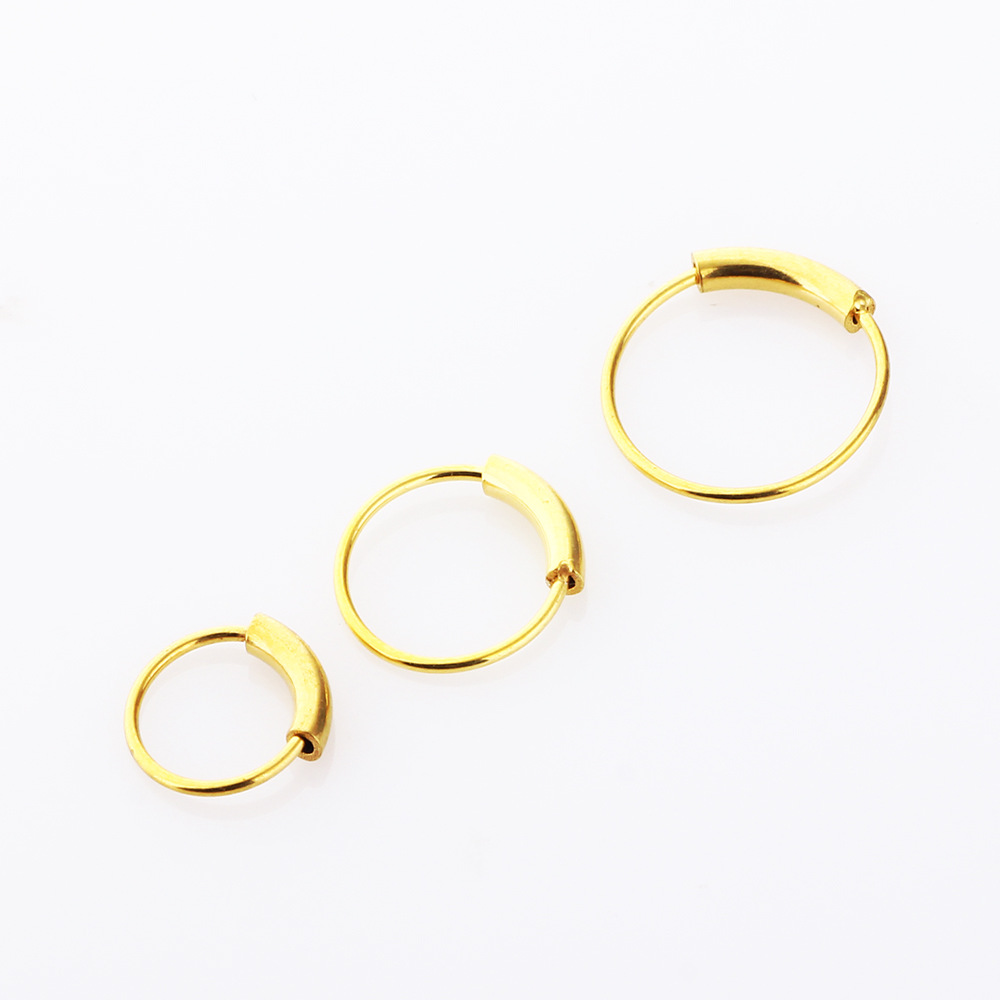 3개/세트 316L 외과용 강철 심리스 연속형 후프 링 - Body Jewelry Ear 리뷰 및 가격
