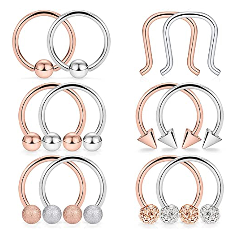 스테인레스 스틸 힌지 매끄러운 Septum 후프 코 링 - Clicker Ring Seamless 리뷰 및 가격