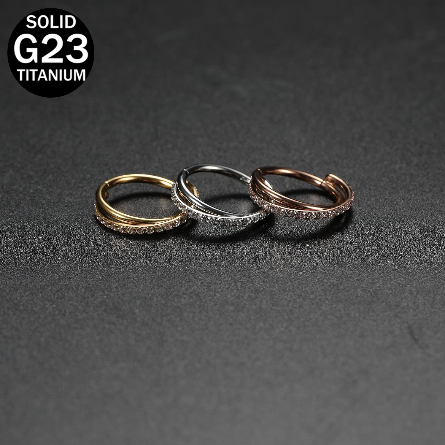 상자 귀걸이 Tragus 루크 CZ 세프트럼 보석 이음 - Clicker Ring Seamless 리뷰 및 가격